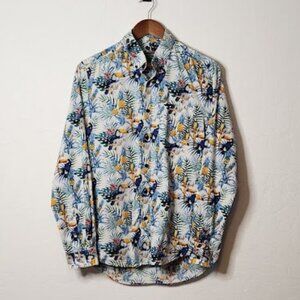 Paisley & Gray Men's Long Sleeve Button-Down Shirt Size Medium